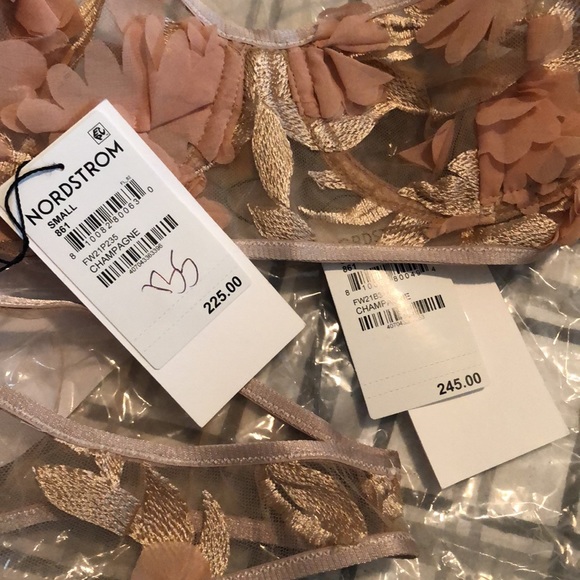 Sadie Floral Appliqué Strapless Underwire Balconette Bra & Jean Appliqué Bikini - Picture 2 of 10